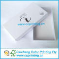 Customized white gift boxes with lids